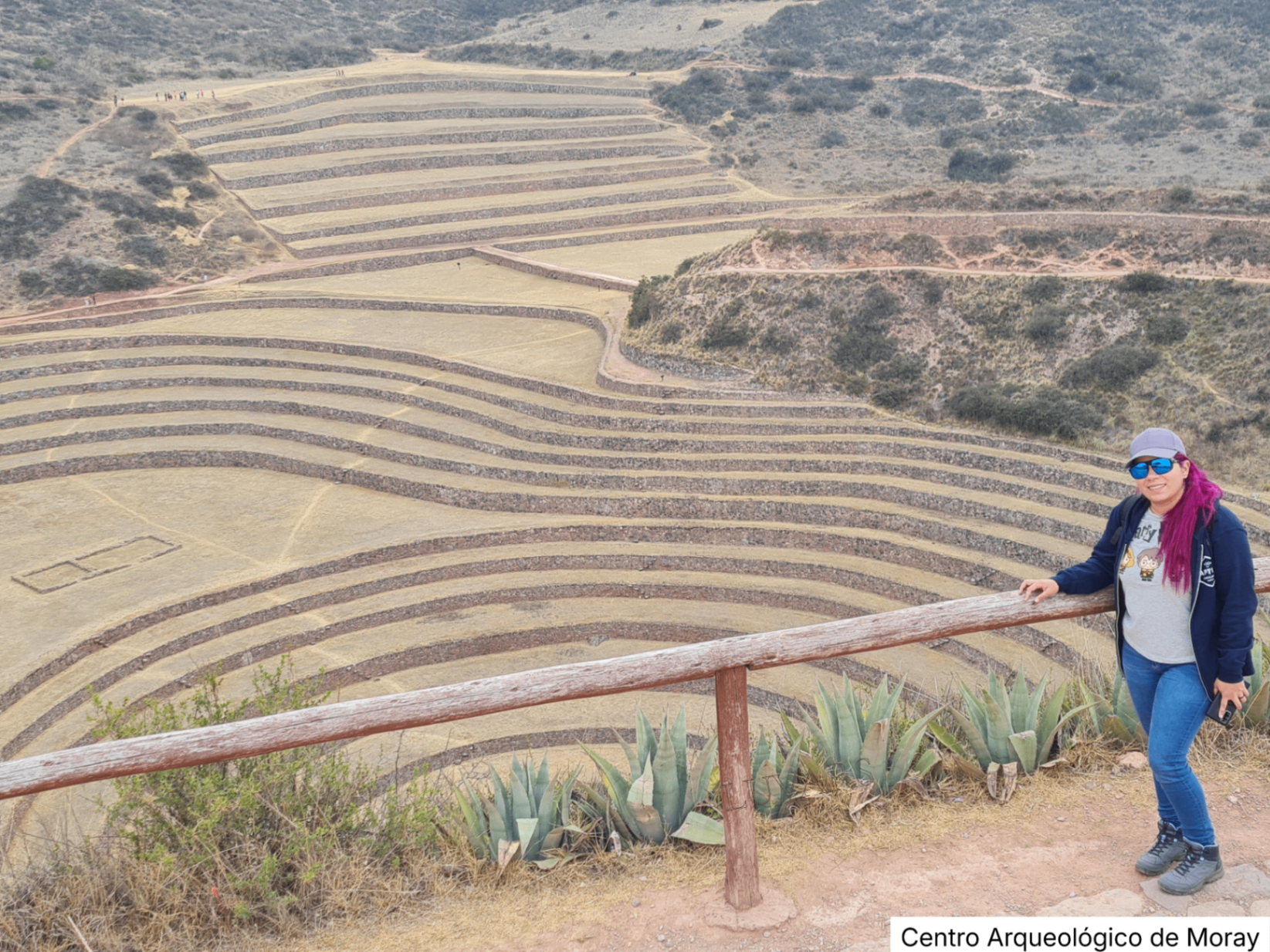 Terrazas circulares del Centro Arqueológico de Moray en el Valle Sagrado